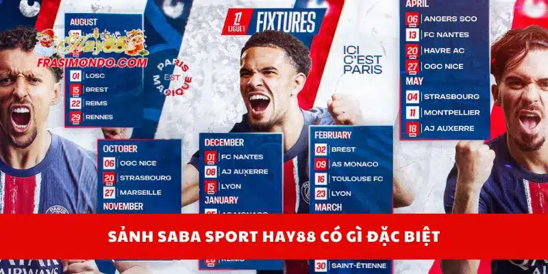 Sảnh SABA Sport Hay88 có gì đặc biệt