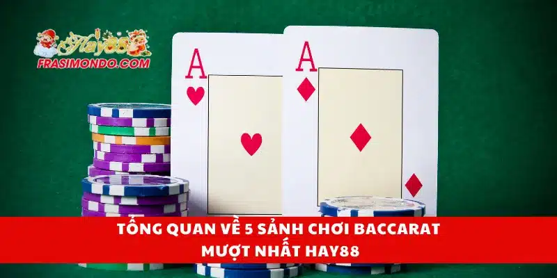 Tổng quan về 5 sảnh chơi baccarat mượt nhất Hay88